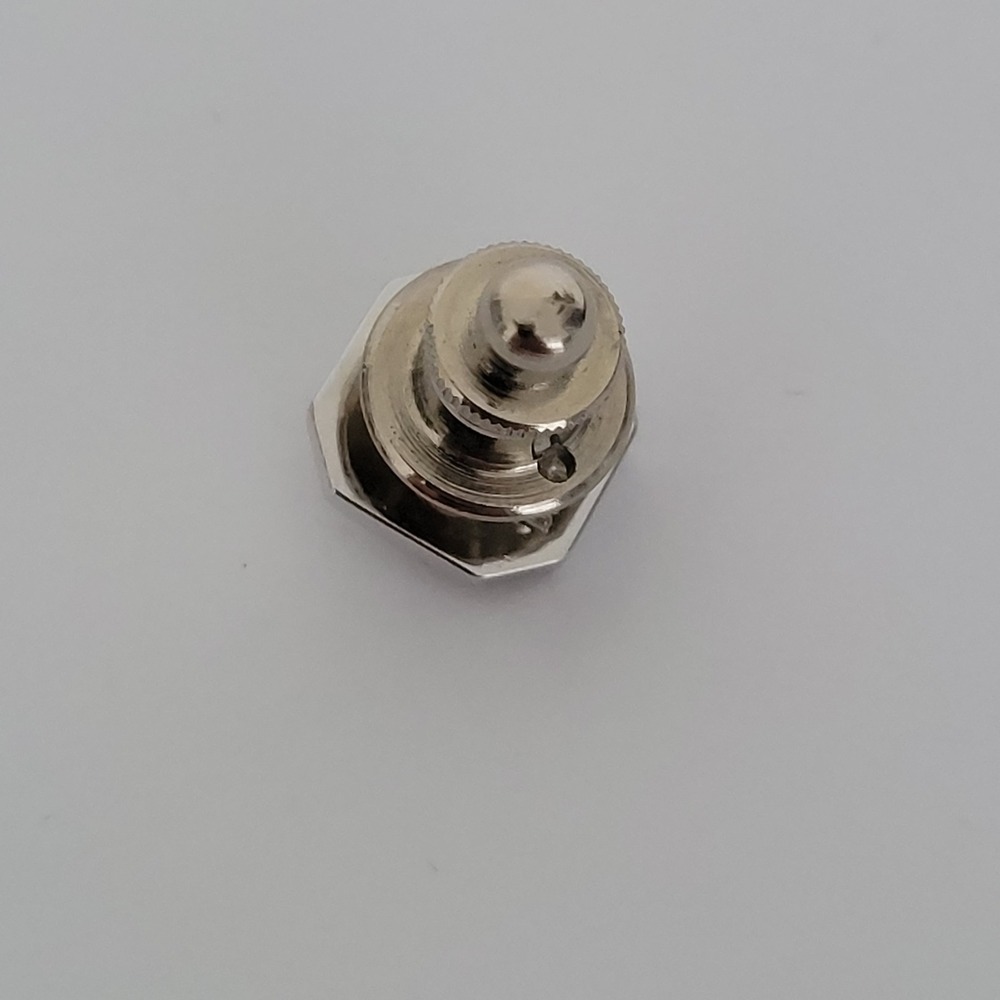 Burberrys Vintage Silver Tone Prorsum Knight Octagon Lapel Pin Tie Tack Logo - Picture 3 of 6